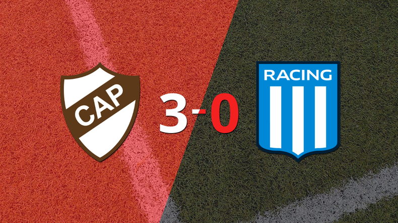 Platense liquidó en su casa a Racing Club por 3 a 0
