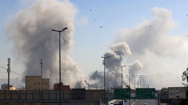 Explosiones se escucharon en gran parte de la capital iraní.&nbsp;