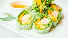 Perfectos para el verano: cómo hacer wraps de lechuga y pollo. Perfectos para el verano: cómo hacer wraps de lechuga y pollo.