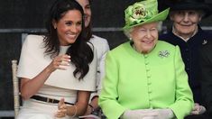 Meghan Markle y la reina Isabel II Meghan Markle y la reina Isabel II