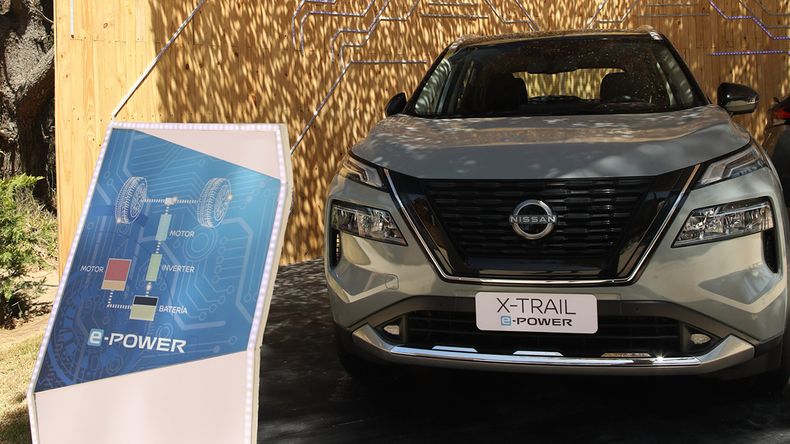 El X-Trail se exhibió este verano en Cariló.