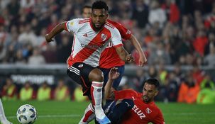 Miguel Borja convirtió el 1-0 para River.