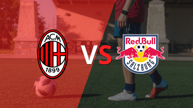Con doblete de Olivier Giroud, Milan liquidó 4-0 a Red Bull Salzburgo