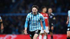 Baltasar Rodríguez marcó el primero de la goleada de Racing sobre Huachipato. Baltasar Rodríguez marcó el primero de la goleada de Racing sobre Huachipato.