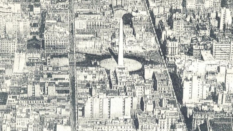 El Obelisco cumple 86 años: cómo era cuando se inauguró