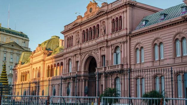 La Casa Rosada.