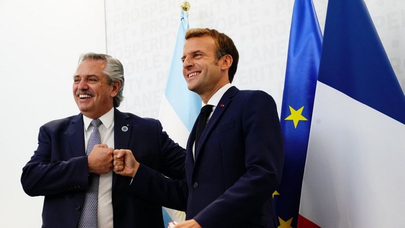 Los mandatarios durante un encuentro en este año.