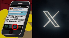 Una imagen viral mostró la predicción de Los Simpson del nuevo logo de Twitter. Una imagen viral mostró la predicción de Los Simpson del nuevo logo de Twitter.
