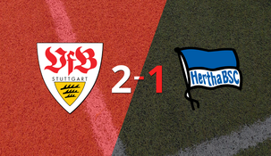 Stuttgart derrotó 2-1 en casa a Hertha Berlín
