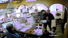 El momento de la detención de Pablo Laurta. El momento de la detención de Pablo Laurta.