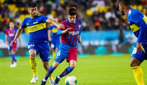 Boca le ganó a Barcelona por penales en la Copa Maradona.