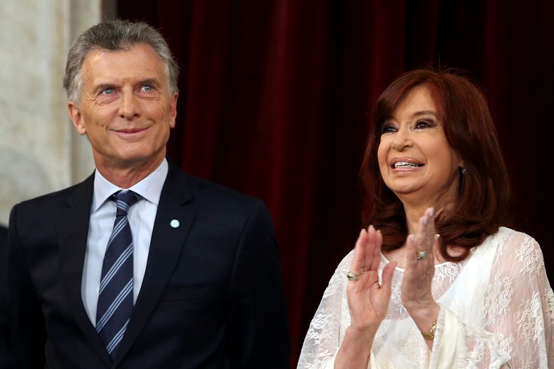 Mauricio Macri y Cristina Kirchner.