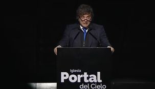 Javier Milei habló en la inauguración de un tempo evangélico en Chaco.&nbsp;&nbsp;