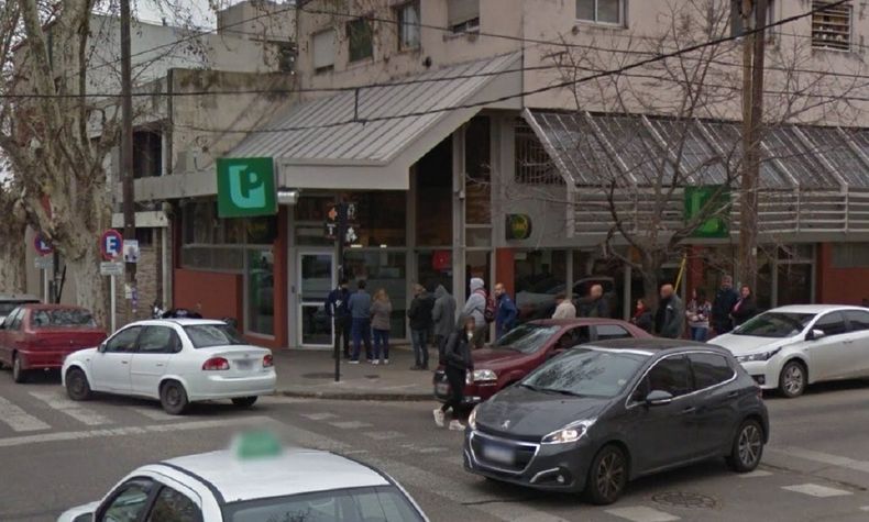 El Banco Provincia ubicado en las calles 1 y 67
