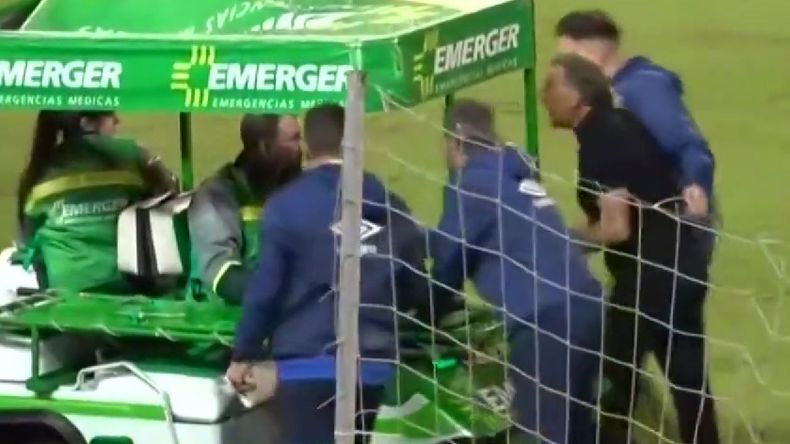 Miguel Ángel Russo a los gritos con el personal médico.&nbsp;