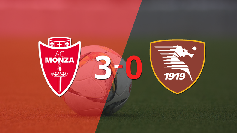 Monza fue imparable y goleó 3 a 0