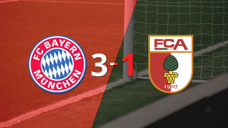 Harry Kane ayudó con doblete a Bayern Múnich en victoria frente a Augsburg
