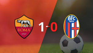 roma vencio por la minima a bologna