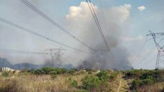 La Justicia investiga si el incendio que provocó el apagón fue intencional.