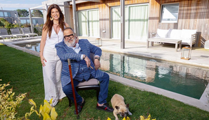 Lanata y Marcovecchio usaron la casa cercana a José Ignacio como descanso en el verano.