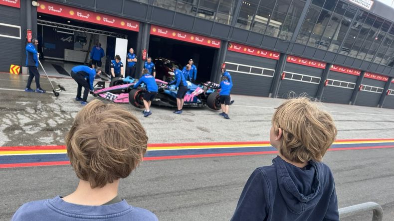 Un piloto de Alpiene estuvo girando en el circuito de Países Bajos