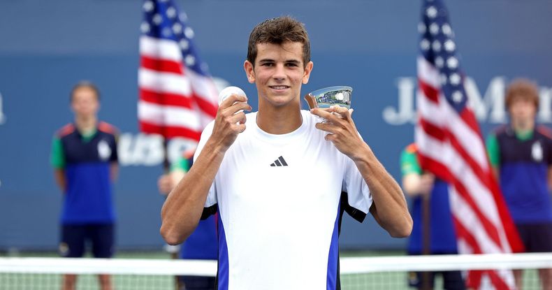 Rafael Jódar, campeon del US Open junior 2024.