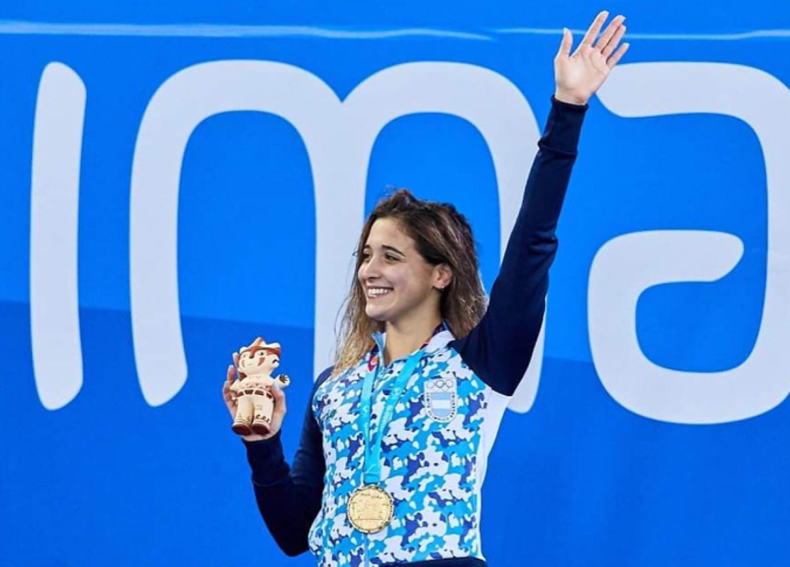 &nbsp;Se consagró campeona en los 400