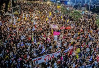Además de Tel Aviv, hubo protestas en Haifa, Alonim y Ness Zioma.