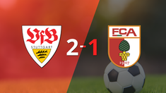 Con la mínima diferencia, Stuttgart venció a Augsburg por 2 a 1