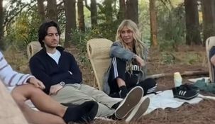 Cris Morena en el campamento de verano en Punta del Este. Cris Morena en el campamento de verano en Punta del Este.