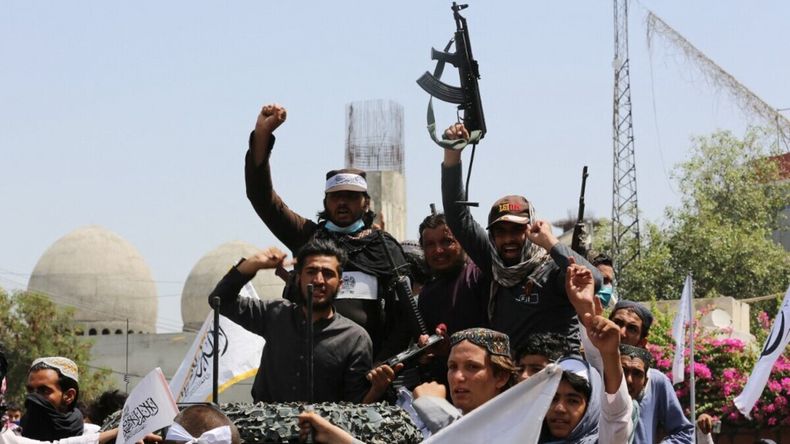 Los talibanes celebran dos años en el poder en Afganistán.