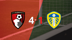 leeds united cayo ante bournemouth con dos goles de jefferson lerma