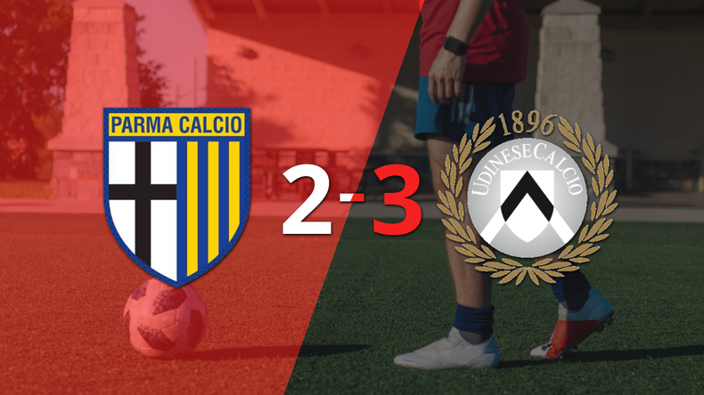 Udinese gana 3-2 a Parma con doblete de Florian Thauvin