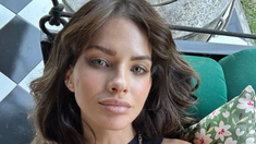 La modelo mostró el regalo artesanal que le dio a Magnolia por su cumpleaños número 6. La modelo mostró el regalo artesanal que le dio a Magnolia por su cumpleaños número 6.