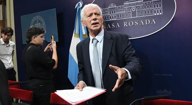 Mariano Cúneo Libarona, ministro de Justicia saliente.