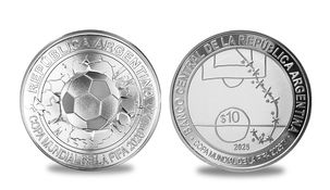 La moneda conmemorativa por los 40 años del gol de Maradona a Inglaterra fue agotada en tiempo récord. La moneda conmemorativa por los 40 años del gol de Maradona a Inglaterra fue agotada en tiempo récord.