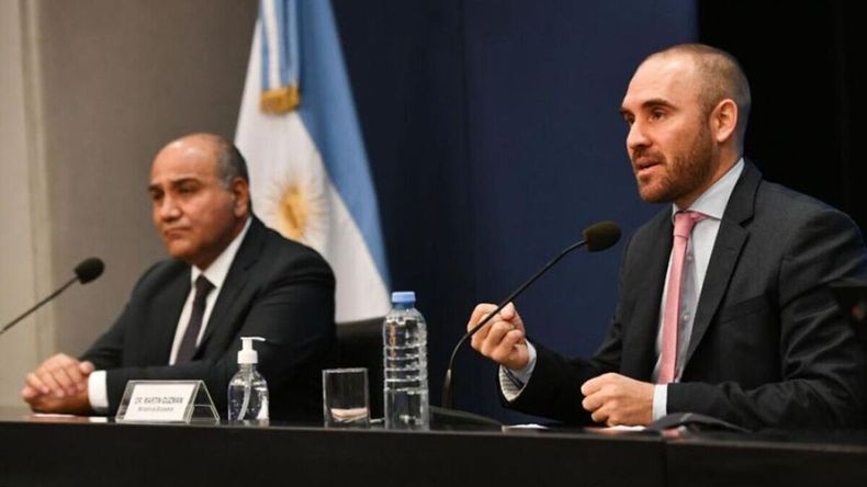 Juan Manzur y Martín Guzmán.