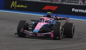 Franco Colapinto en el Gran Premio de Miami.
