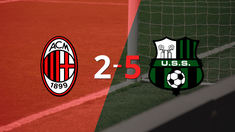 sin apuros, sassuolo vencio a domicilio a milan