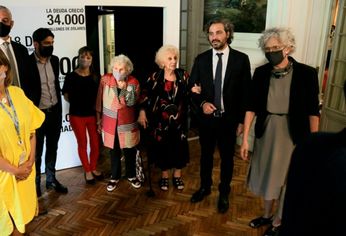 El pañuelo blanco de las Abuelas de Plaza de Mayo estará presente en las Naciones Unidas.