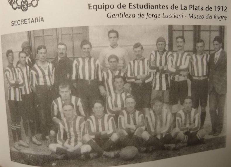 Estudiantes de La Plata tuvo tres incursiones en el rugby organizado.