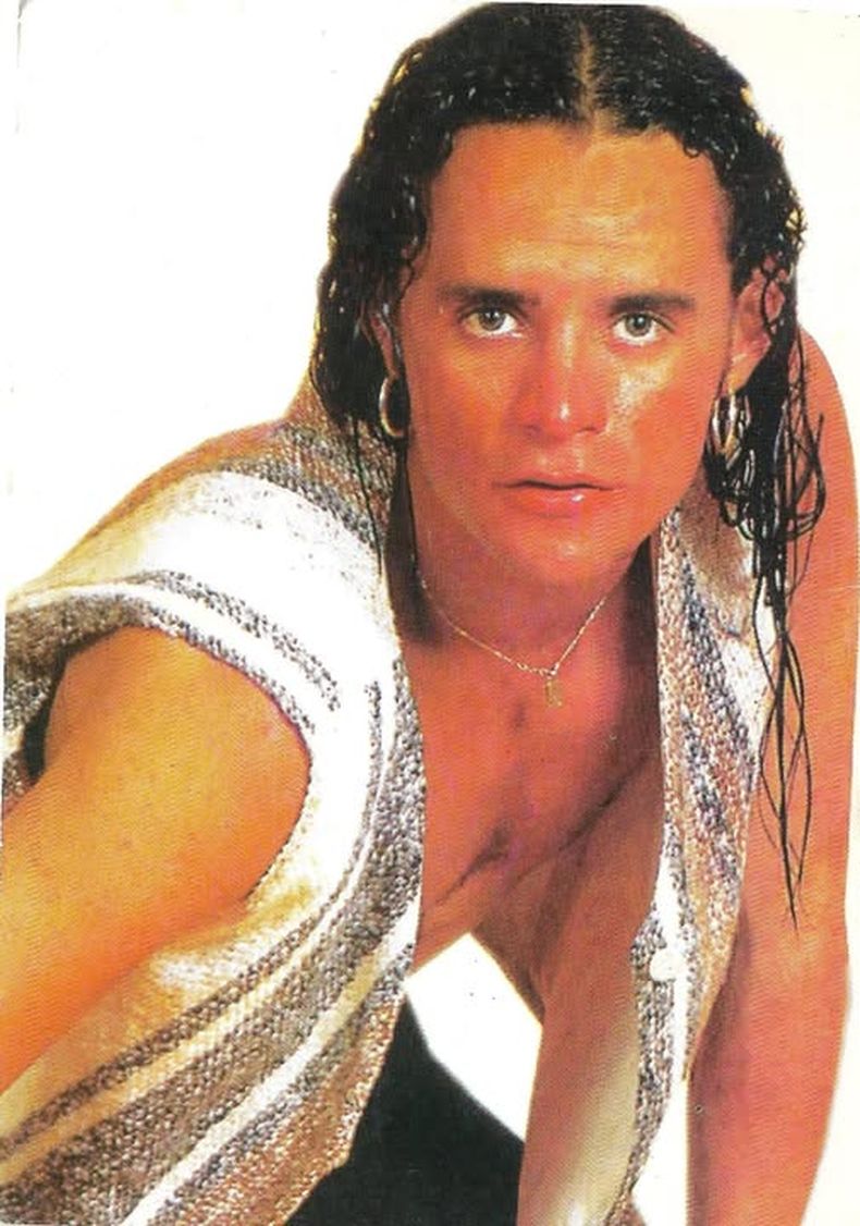 Roberto Edgar, en tiempos de éxito de Volcán.