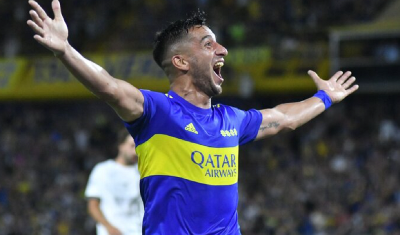 El Pulpo González en su etapa en Boca.
