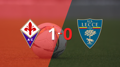 con lo justo, fiorentina vencio a lecce 1 a 0 en el estadio artemio franchi