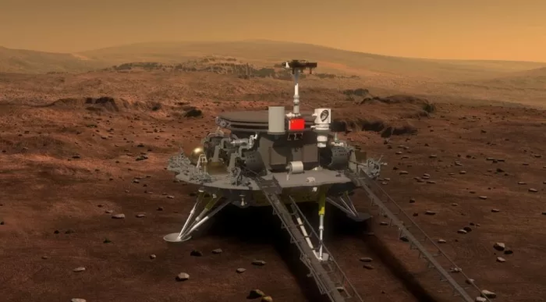 La sonda InSight recopila datos en Marte.