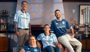 Racing presentó su nueva camiseta titular&nbsp;