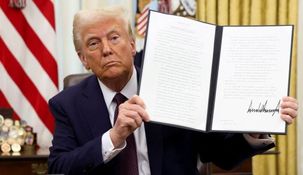 Donald Trump, presidente de los Estados Unidos.