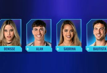 Denisse, Alan, Sabrina y Bautista, dos de ellos serán eliminados.