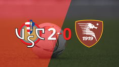cremonese le gano con claridad a salernitana por 2 a 0