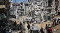 Los cuerpos de los rehenes que faltan estarían sepultados bajo los escombros. Los cuerpos de los rehenes que faltan estarían sepultados bajo los escombros.